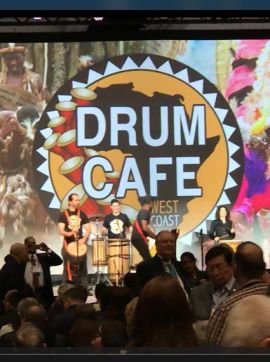 Lautstark begrüßt: Drum Cafe im Video beim PETS 2018